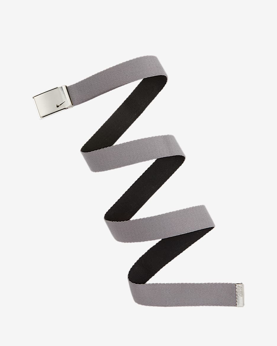 Nike Reversible Golf Belt - Charcoal/Black