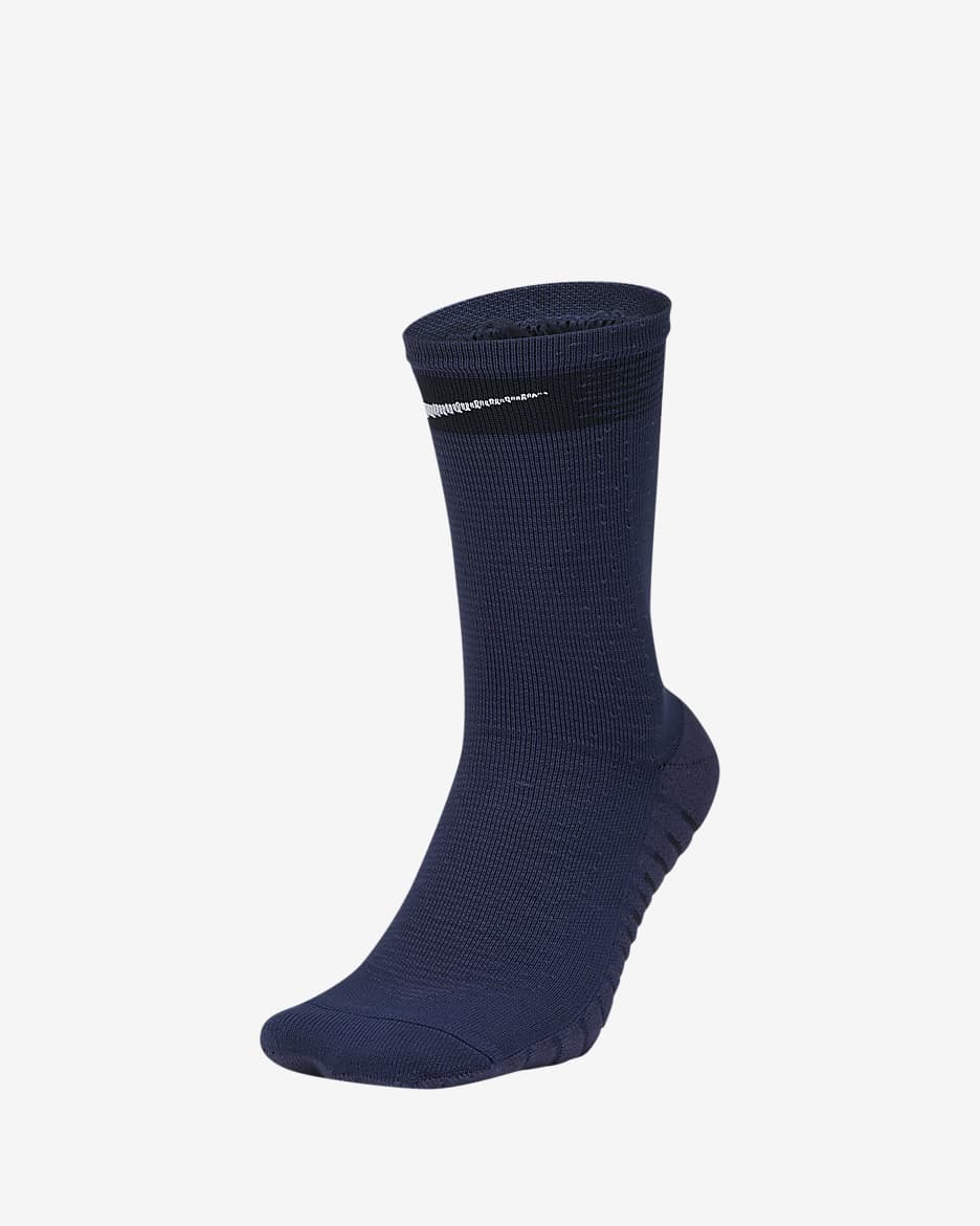 Nike Squad Crew Football Socks - Midnight Navy/Dark Obsidian/White