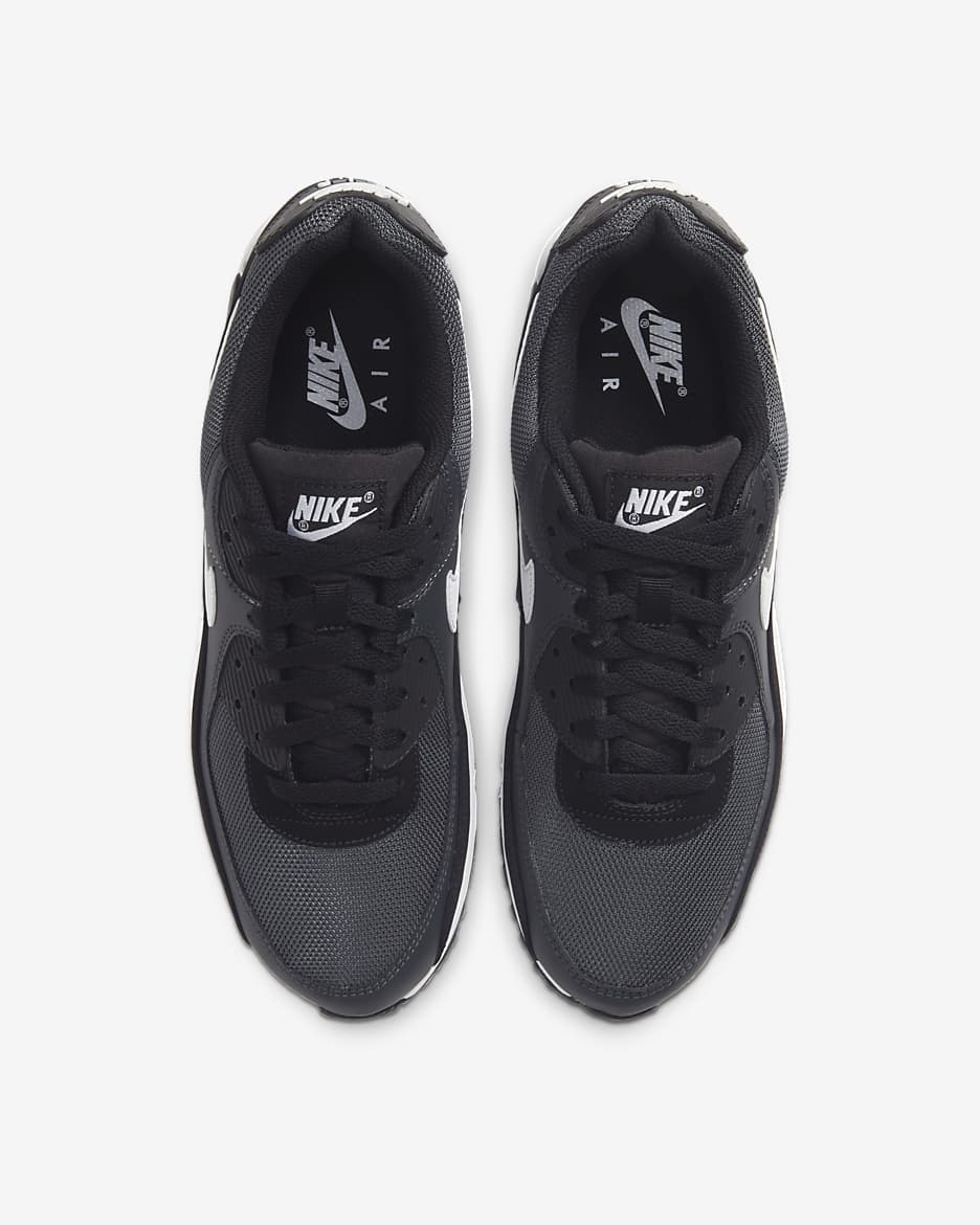 Sapatilhas Nike Air Max 90 para homem - Cinzento Iron/Cinzento Smoke escuro/Preto/Branco