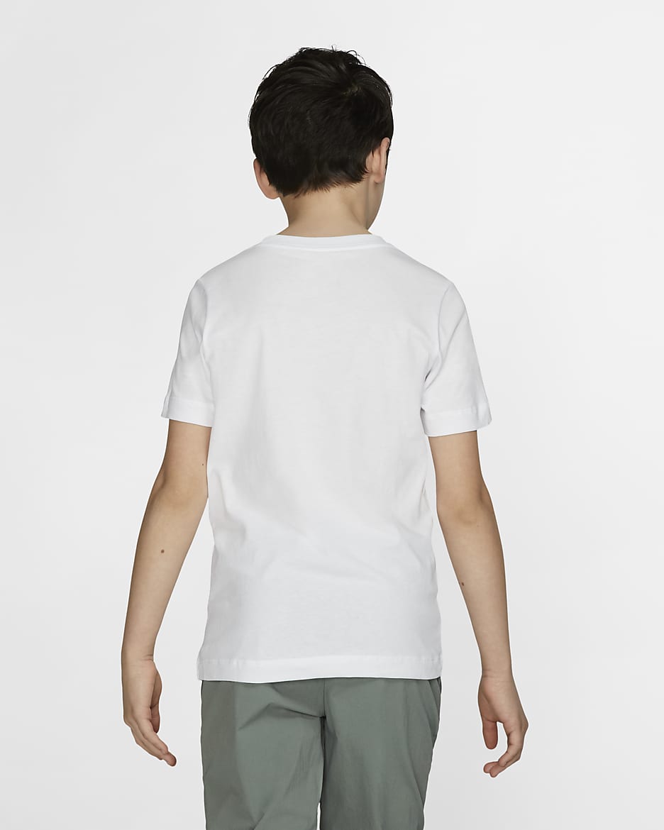 T-shirt Nike Sportswear pour ado - Blanc/Noir