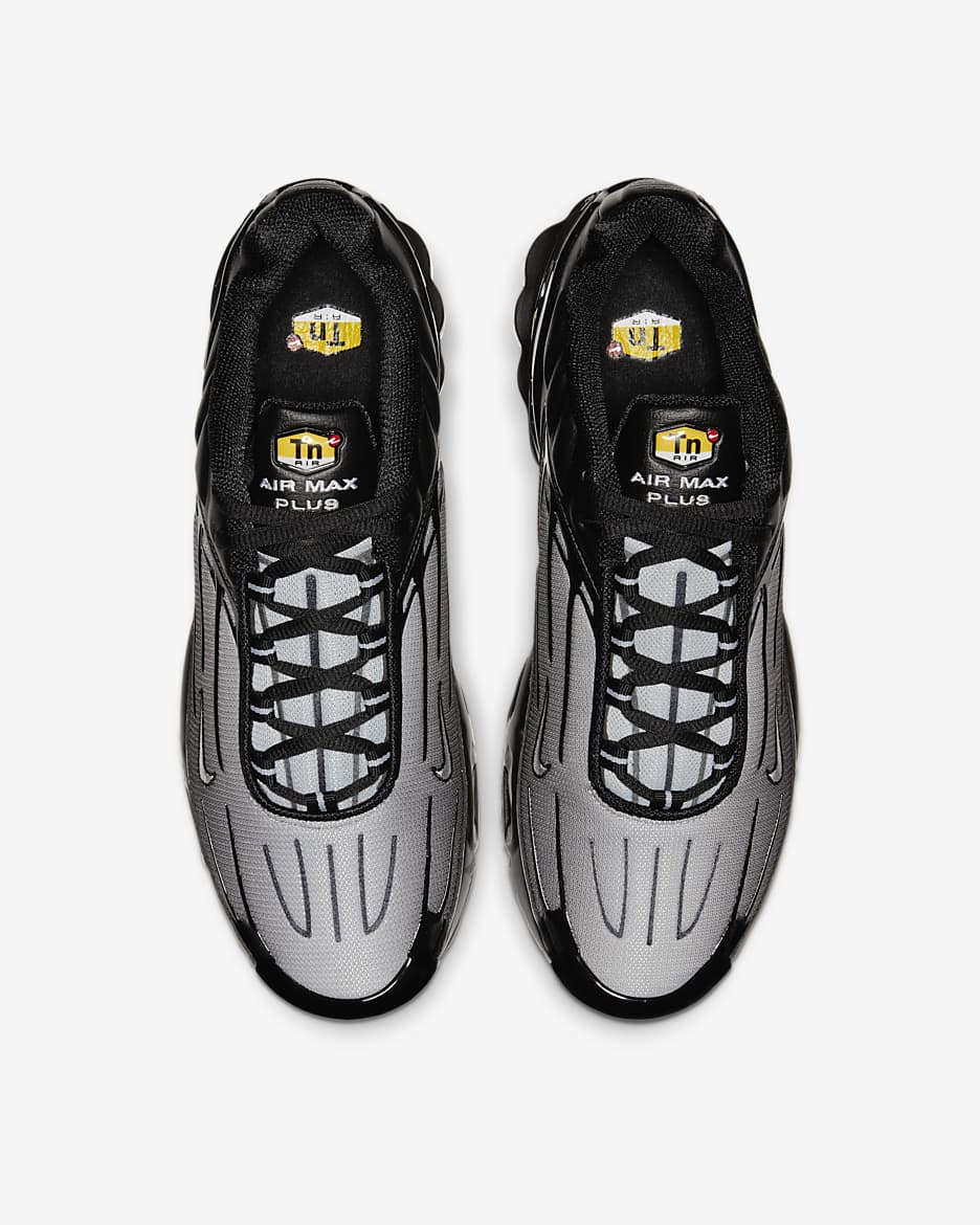 Sapatilhas Nike Air Max Plus III para homem - Preto/Preto/Cinzento Wolf