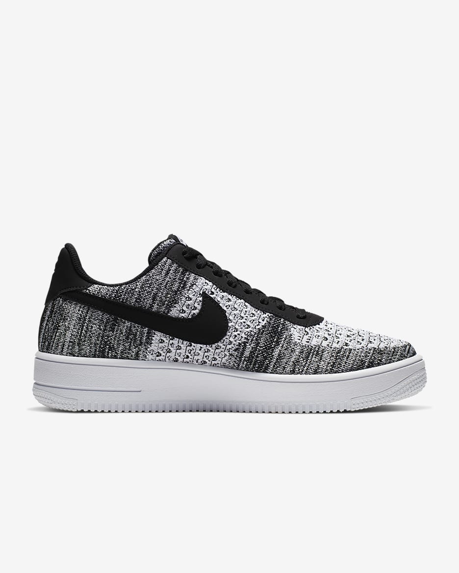 Παπούτσια Nike Air Force 1 Flyknit 2.0 - Μαύρο/Μαύρο/Λευκό/Pure Platinum