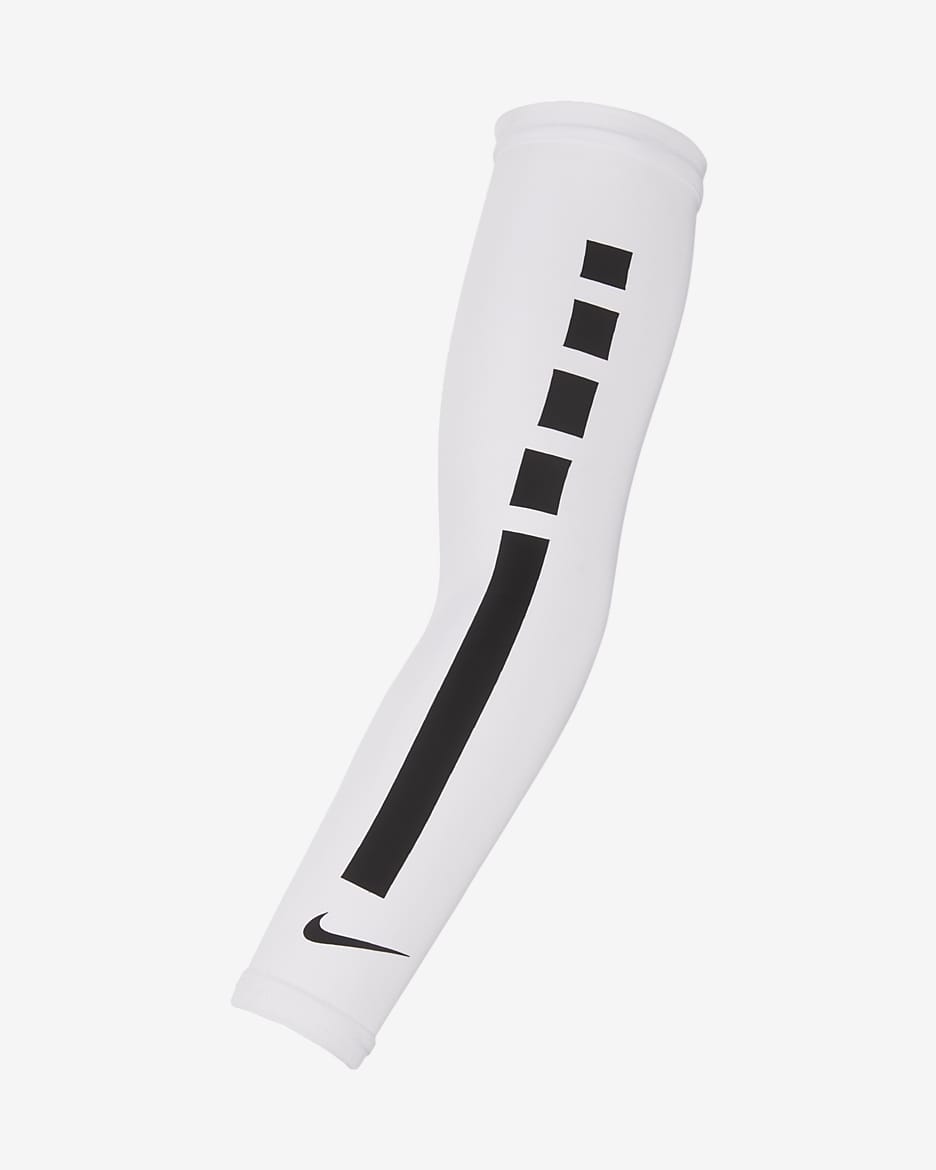 Nike Pro Elite 2.0 Kids' Sleeves - White/Black/Black