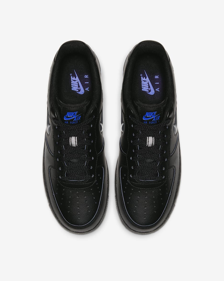 Chaussure Nike Air Force 1 Jewel pour Homme - Noir/Racer Blue/Anthracite