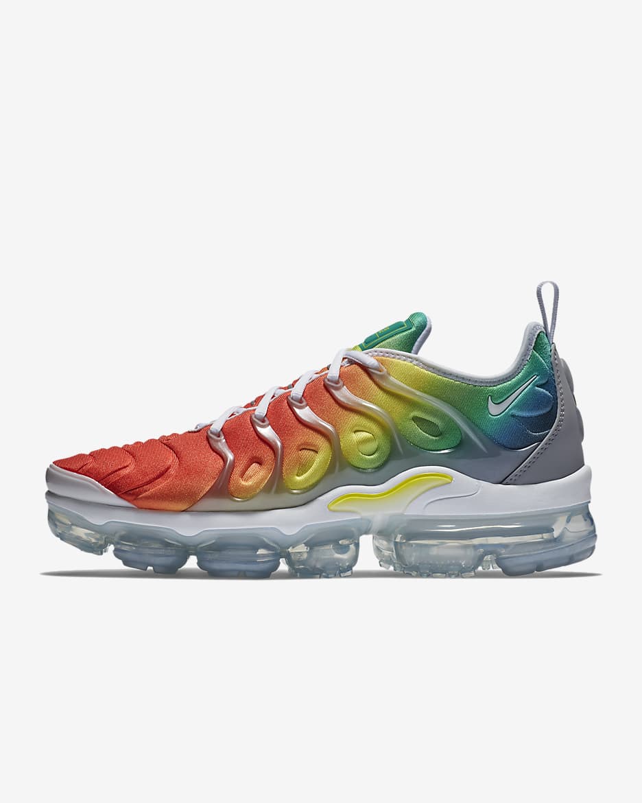 Tenis para hombre Nike Air VaporMax Plus - Blanco/Verde Neptuno/Amarillo dinámico/Blanco