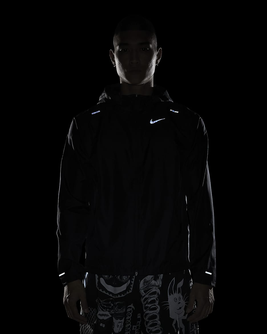 mens nike windrunner jacket black