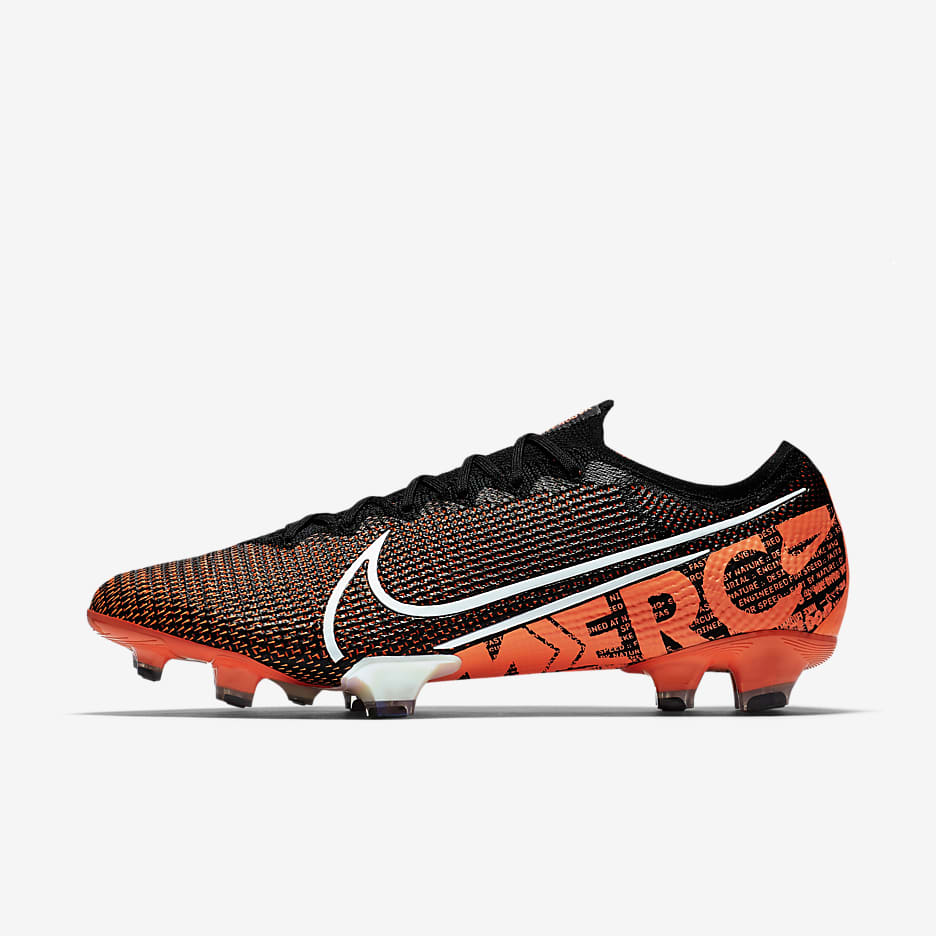 Nike Mercurial Vapor 13 Elite FG Firm-Ground Football Boot - Black/Hyper Crimson/White