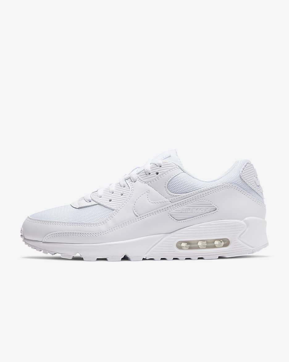 Chaussure Nike Air Max 90 pour Homme - Blanc/Blanc/Wolf Grey/Blanc