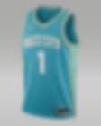 Low Resolution Lamelo Ball Charlotte Hornets City Edition 2023/24 Jordan Dri-FIT NBA Swingman férfimez