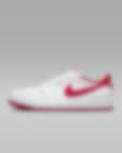 Mens red and white top jordans