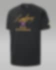 Low Resolution Los Angeles Lakers Courtside Statement Edition Jordan NBA Max90-T-shirt til mænd