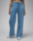 Low Resolution Γυναικείο παντελόνι με ανοιχτό τελείωμα στα μπατζάκια Jordan Flight Fleece