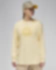 Low Resolution Långärmad t-shirt med tryck i oversize-modell Jordan Flight för kvinnor