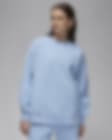 Low Resolution Jordan Flight Fleece Damen-Sweatshirt mit Rundhalsausschnitt