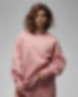 Low Resolution Jordan Flight Fleece sweatshirt met ronde hals voor dames