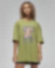 Low Resolution Overdimensioneret Jordan-T-shirt til kvinder