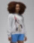 Low Resolution Sweatshirt de gola redonda em lã cardada Jordan Artist Series by Darien Birks para mulher