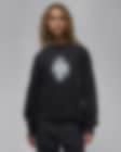 Low Resolution Jordan Brooklyn Fleece sweatshirt med rund hals og grafikk til dame