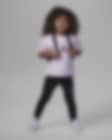 Low Resolution Jordan Soft Touch Mixed Crew-leggingssæt med to dele til mindre børn