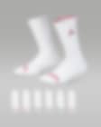 Low Resolution Jordan Legend Kids' Crew Socks Box Set (6-Pairs)