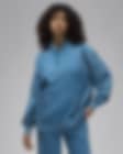 Low Resolution Γυναικεία μπλούζα με κουκούλα και ξεθωριασμένη όψη Jordan Flight Fleece