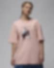 Low Resolution Jordan Oversize-T-Shirt mit Grafik für Damen