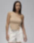 Low Resolution Jordan Camiseta de tirantes acanalada con diseño asimétrico - Mujer