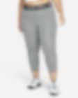 Low Resolution Nike Pro Women's Mid-Rise Crop Leggings (Plus Size)