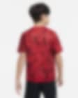 Nike Dri-FIT Multi+ Big Kids' (Boys') Printed Training Top.