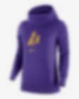 Low Resolution Los Angeles Lakers Club Fleece 2023/24 City Edition Nike NBA-hoodie met trechterhals voor dames