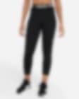 Low Resolution Nike Pro 365 Women's Mid-Rise Cropped Mesh Panel Leggings