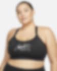 Low Resolution Nike Air Dri-FIT Indy Women's Light-Support Padded Graphic Sports Bra (Plus Size)