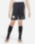 Low Resolution Chelsea FC Strike Pantalón corto de fútbol de tejido Knit Nike Dri-FIT - Niño/a