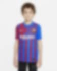 Low Resolution F.C. Barcelona 2021/22 Match Home Older Kids' Nike Dri-FIT ADV Football Shirt