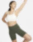 Low Resolution Nike Zenvy enyhe tartást adó, középmagas derekú, 20,5 cm-es női kerékpáros rövidnadrág