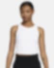 Low Resolution Nike One Fitted Women's Dri-FIT Strappy Cropped Tank Top