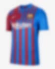 Low Resolution FC Barcelona 2021/22 Stadium Home -fodboldttrøje til mænd