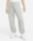 Low Resolution Overdimensionerede Nike Sportswear Club Fleece-sweatpants med mellemhøj talje til kvinder