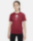 Low Resolution Qatar 2022/23 Stadium Home Older Kids' Nike Dri-FIT Football Shirt