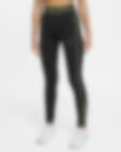 Low Resolution Nike Pro Dri-FIT legging met halfhoge taille voor meisjes