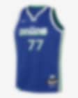 Low Resolution Luka Doncic Dallas Mavericks City Edition-Nike Dri-FIT NBA Swingman-trøje til større børn