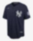 Men’s Nike Derek Jeter Official Replica New York Yankees Pinstripe Hall of  Fame Class of 2020 Home Jersey