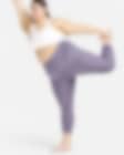 Low Resolution Nike Go erős tartást adó, 7/8-os, magas derekú női leggings zsebekkel (plus size méret)