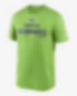 Men's Nike Neon Green Seattle Seahawks Legend Community Performance T-Shirt Size: Extra Large