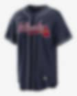 Low Resolution MLB Atlanta Braves (Matt Olson) Men's Replica Baseball Jersey