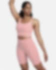 Low Resolution Nike Zenvy enyhe tartást adó, magas derekú, 20,5 cm-es női kerékpáros rövidnadrág