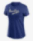 Low Resolution Playera para mujer Nike Cooperstown Wordmark (MLB Los Angeles Dodgers)
