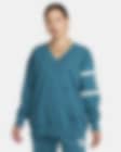 Low Resolution Damska bluza dresowa z dekoltem w kształcie litery V Nike Sportswear Phoenix Fleece
