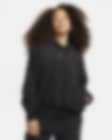 Low Resolution Γυναικεία άνετη μπλούζα με κουκούλα από φλις ύφασμα σε φαρδιά γραμμή Nike Sportswear Phoenix Plush