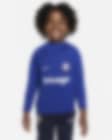 Low Resolution Fotbalová mikina s kapucí Nike Dri-FIT Chelsea FC Academy Pro pro malé děti